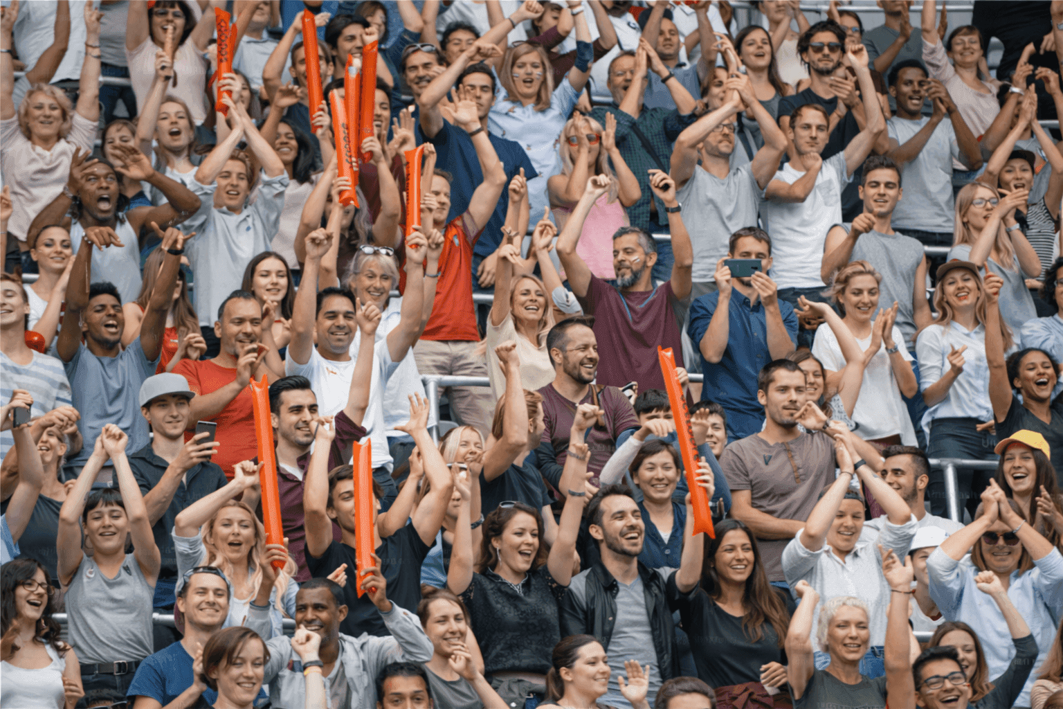 Audience at live sporting events